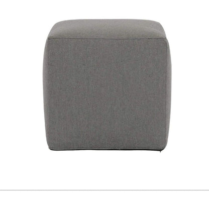 Bazaar Sunbrella Weatherproof Outdoor Pouf - LOOMLAN - Sunset West - Poufs and Stools