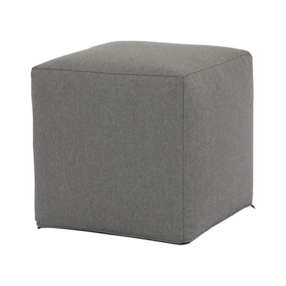 Bazaar Sunbrella Weatherproof Outdoor Pouf - LOOMLAN - Sunset West - Poufs and Stools