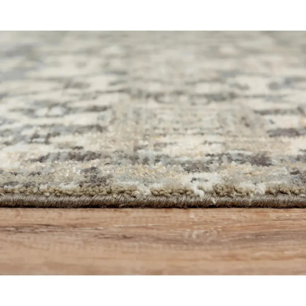 Dise Damask Brown Large Area Rugs For Living Room - LOOMLAN - LOOMLAN - Area Rugs