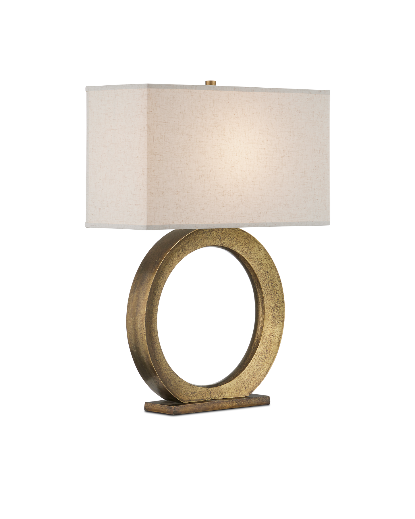 Cercle Aluminum Gold Table Lamp