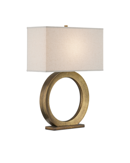 Cercle Aluminum Gold Table Lamp