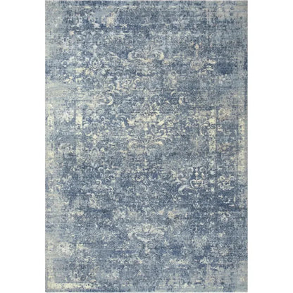Curn Floral Blue Large Area Rugs For Living Room - LOOMLAN - LOOMLAN - Area Rugs
