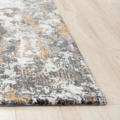 Calo Abstract Gray/ Multi Large Area Rugs -- gray