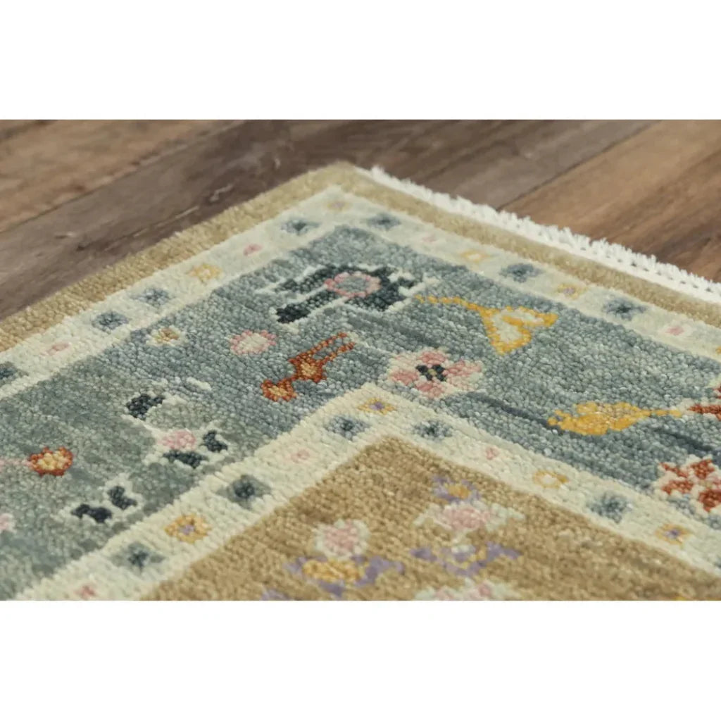 Cohu Floral Tan Large Area Rugs For Living Room -- tan