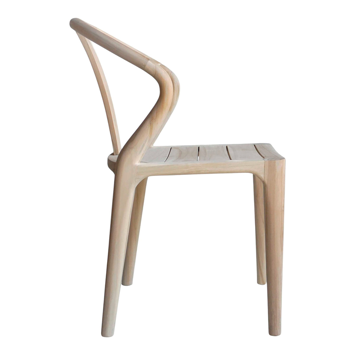 Izzy Outdoor Dining Chair -- Light Brown