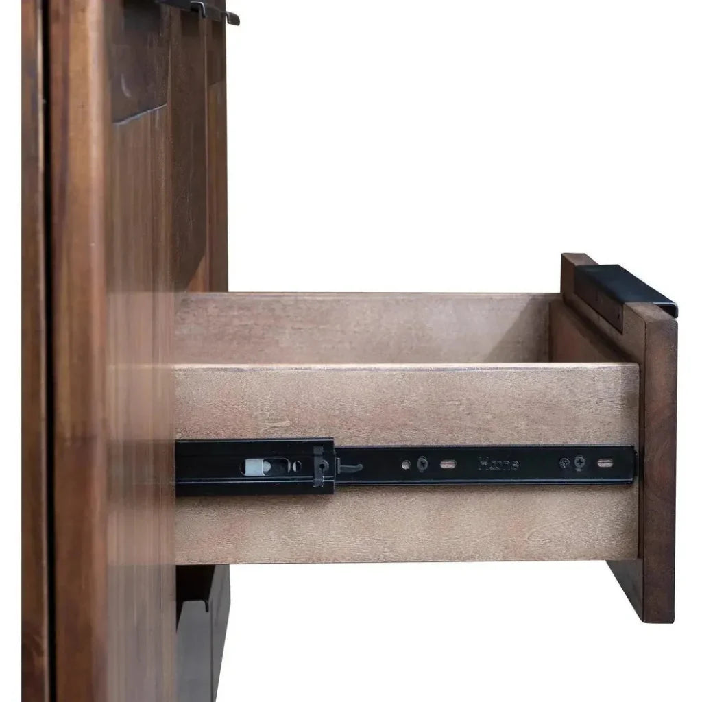 Rustic Credenza With Drawers -- view 11