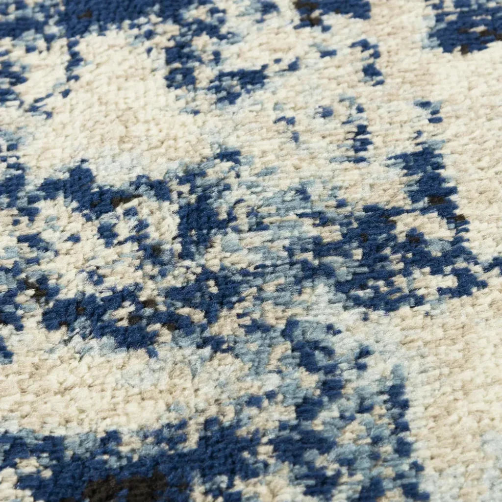 Come Abstract Blue Kitchen Hallway Runner Rug - LOOMLAN - LOOMLAN - Area Rugs