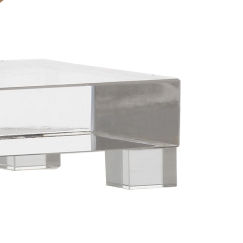 Chelsea House Gold Laurel Crystal Mounted Table Lamp