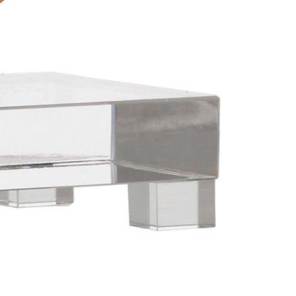 Chelsea House Gold Laurel Crystal Mounted Table Lamp