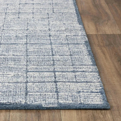 Chid Solid Blue Area Rugs For Living Room - LOOMLAN - LOOMLAN - Area Rugs