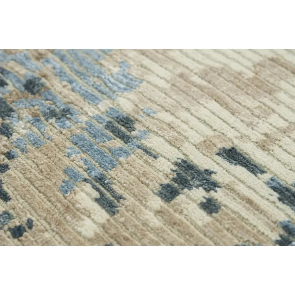Bura Abstract Beige Large Area Rugs For Living Room - LOOMLAN - LOOMLAN - Area Rugs