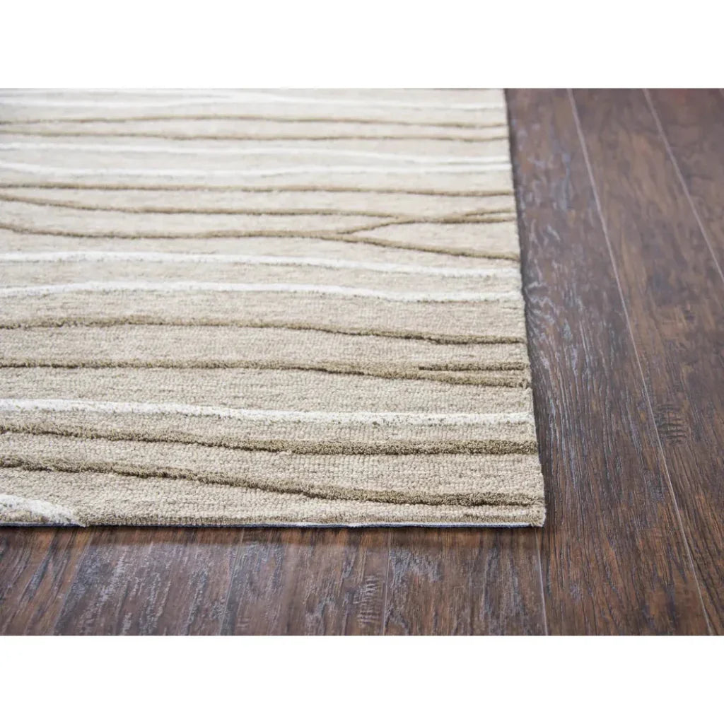 Boot Lines Beige Large Area Rugs For Living Room -- beige
