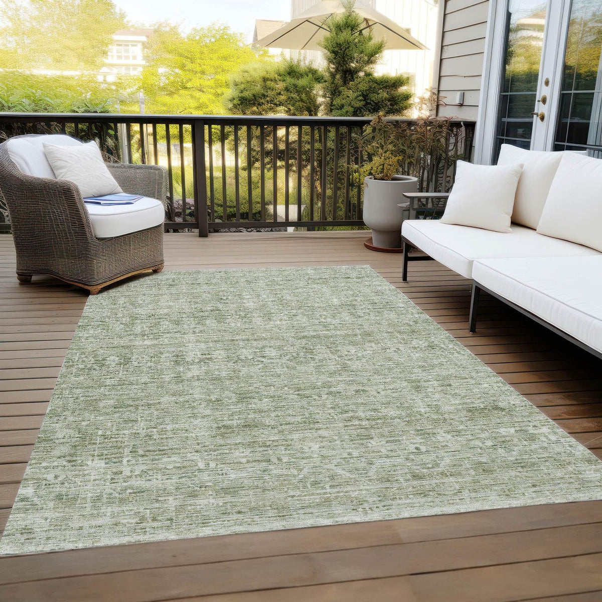 Irion Sage Washable Indoor-Outdoor Rug