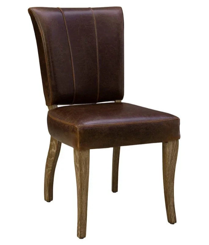 Beale Bicast Leather Side Chair - LOOMLAN - Furniture Classics - Accent Chairs