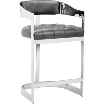Beaumont Leather Counter Stool