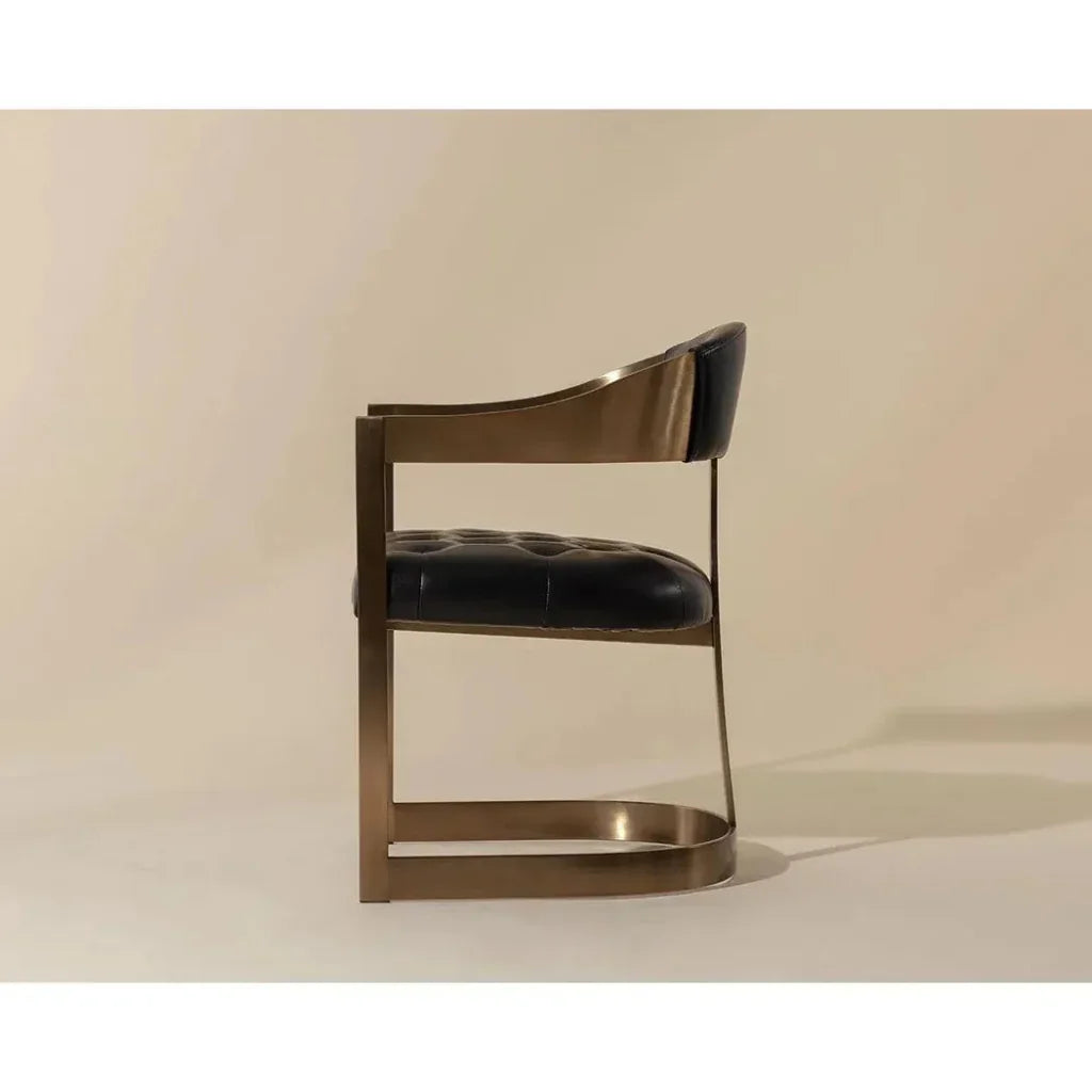 SUNPAN Beaumont Leather Dining Armchair