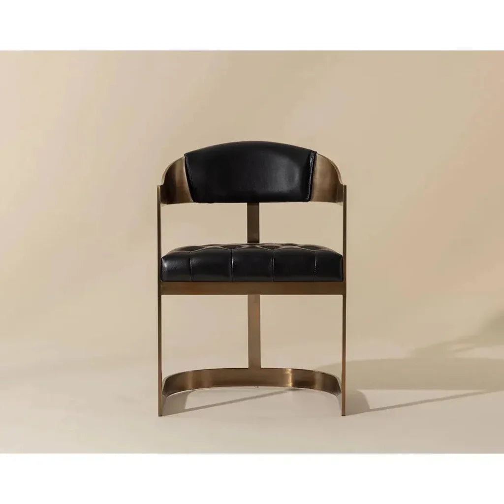 SUNPAN Beaumont Leather Dining Armchair