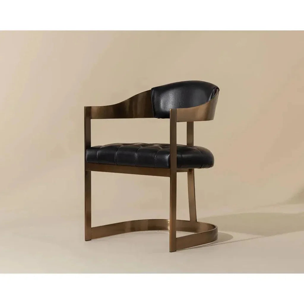 SUNPAN Beaumont Leather Dining Armchair