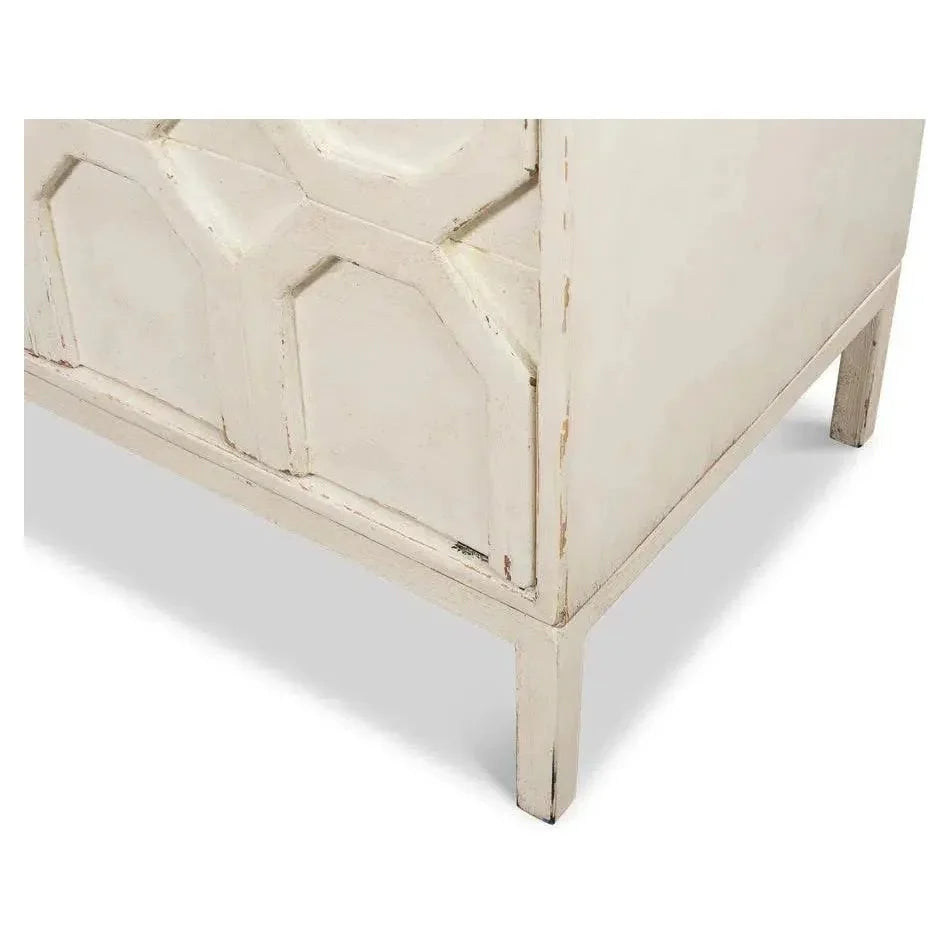 Becket Sideboard Antique White Buffet for Dining Room - LOOMLAN - Sarreid - Sideboards