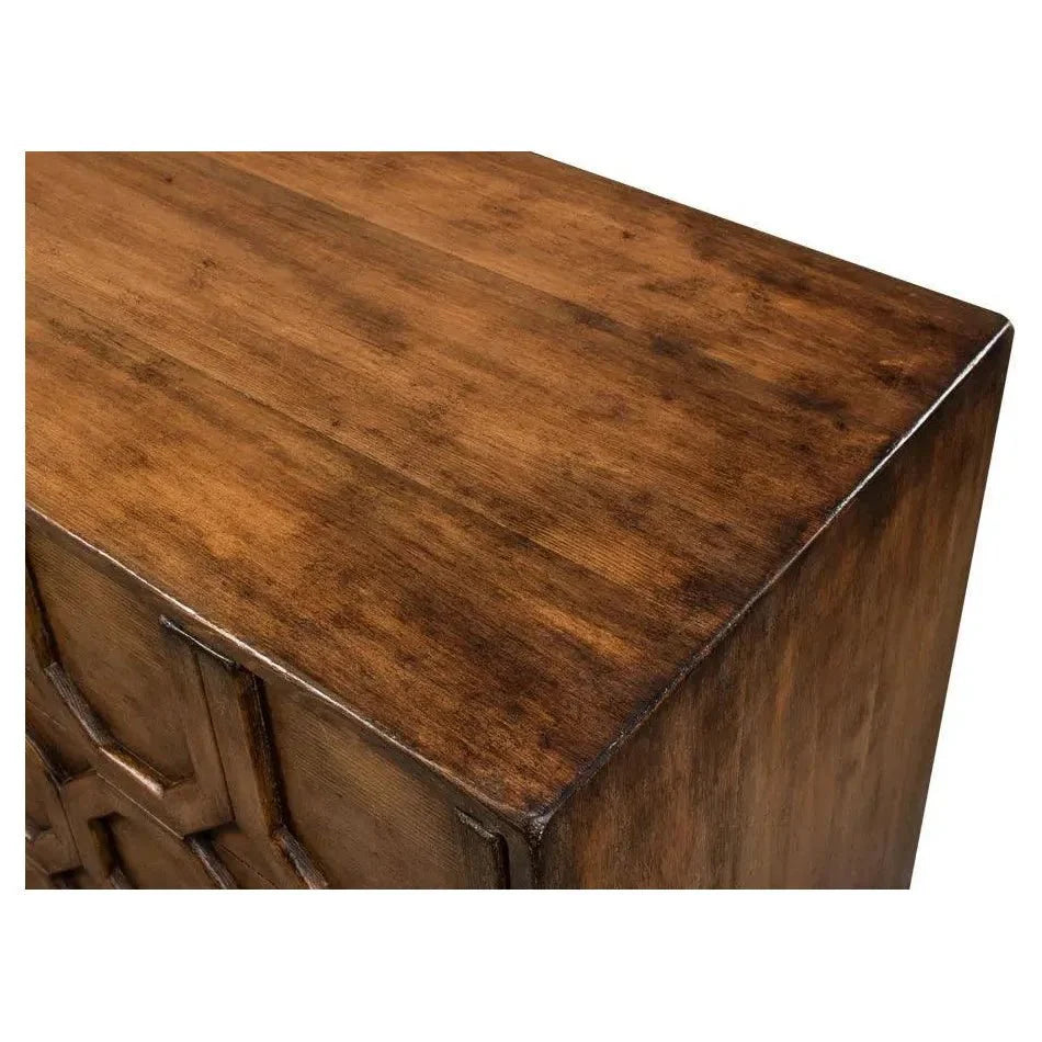 Becket Sideboard Brown Buffet for Dining Room - LOOMLAN - Sarreid - Sideboards