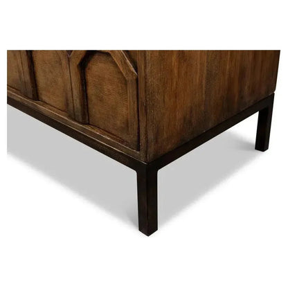 Becket Sideboard Brown Buffet for Dining Room - LOOMLAN - Sarreid - Sideboards