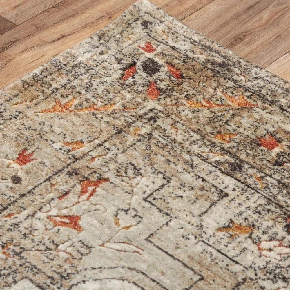 Alpa Medallion Green Large Area Rugs For Living Room -- green