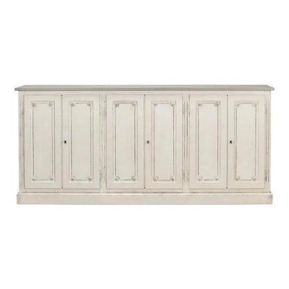 Bellagio Sideboard 96" White Grey - LOOMLAN - Sarreid - Sideboards