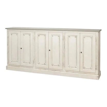 Bellagio Sideboard 96" White Grey - LOOMLAN - Sarreid - Sideboards
