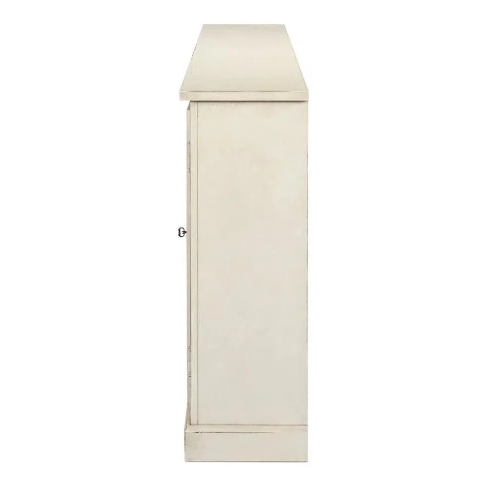 Bellagio Sideboard 96" White White - LOOMLAN - Sarreid - Sideboards