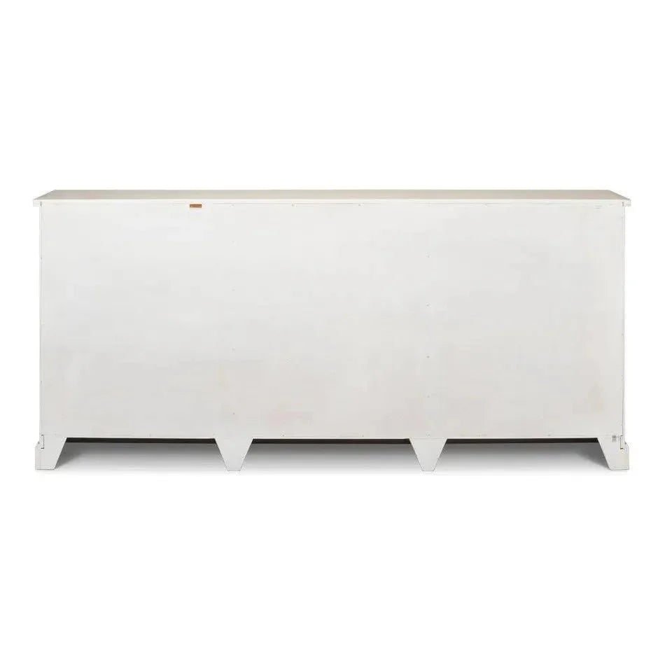 Bellagio Sideboard 96" White White - LOOMLAN - Sarreid - Sideboards