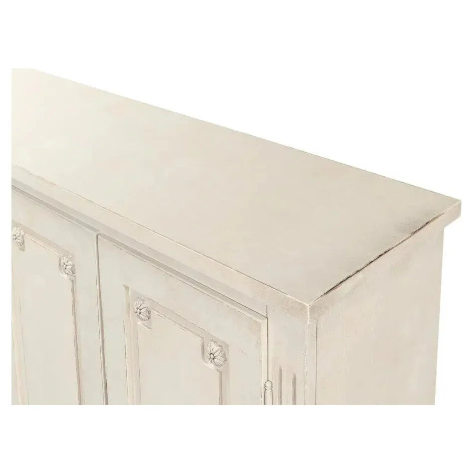 Bellagio Sideboard 96" White White - LOOMLAN - Sarreid - Sideboards