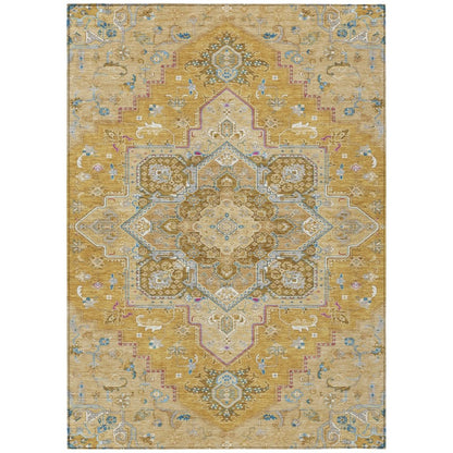 LOOMLAN Rugs Bellaya Gold Washable Indoor-Outdoor Rug