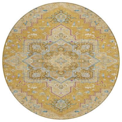 LOOMLAN Rugs Bellaya Gold Washable Indoor-Outdoor Rug