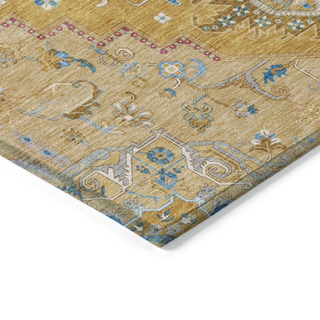 LOOMLAN Rugs Bellaya Gold Washable Indoor-Outdoor Rug