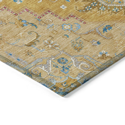 LOOMLAN Rugs Bellaya Gold Washable Indoor-Outdoor Rug