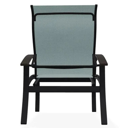 Belle Isle Multi - Position MGP Armed Dining Chair - LOOMLAN - Telescope - Outdoor Dining Chairs