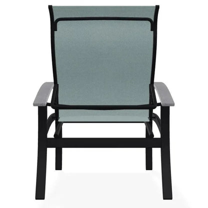 Belle Isle Multi - Position MGP Armed Dining Chair - LOOMLAN - Telescope - Outdoor Dining Chairs
