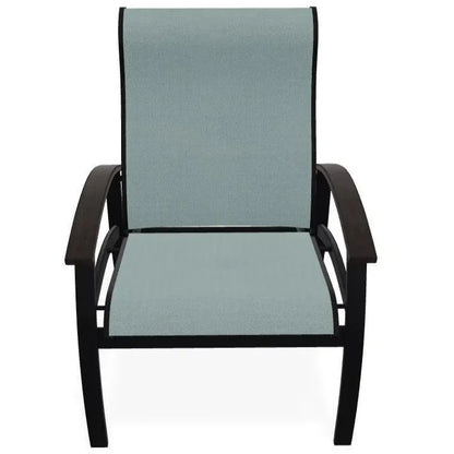 Belle Isle Multi - Position MGP Armed Dining Chair - LOOMLAN - Telescope - Outdoor Dining Chairs