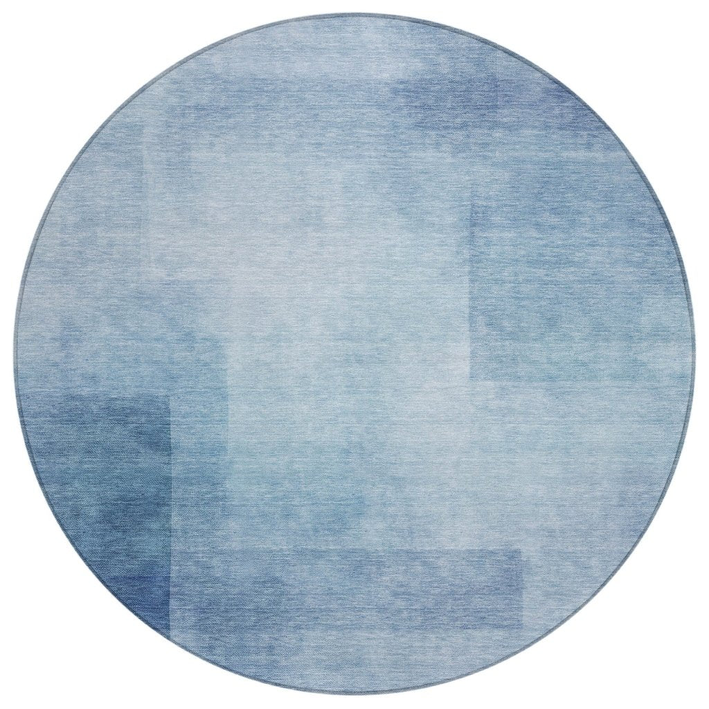 LOOMLAN Rugs Belvara Blue Washable Indoor-Outdoor Rug