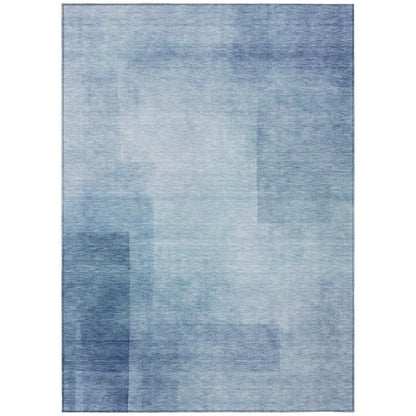 LOOMLAN Rugs Belvara Blue Washable Indoor-Outdoor Rug