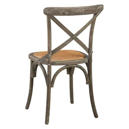 Bentwood Wood d Armless Dining Chair 2PC - LOOMLAN - Furniture Classics - Dining Chairs