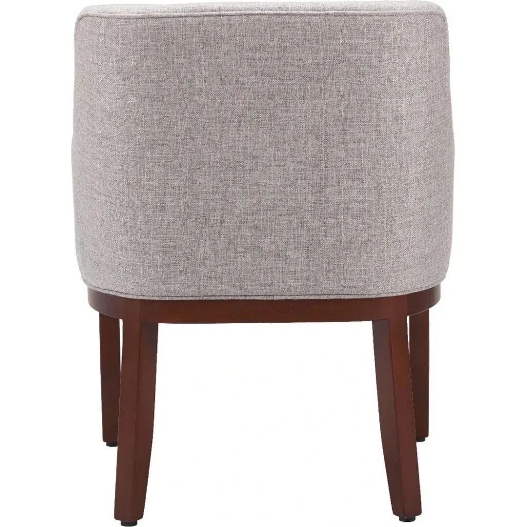 Berbera Wood Gray Dining Arm Chair - LOOMLAN - Zuo Modern - Dining Chairs