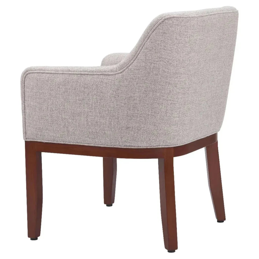 Berbera Wood Gray Dining Arm Chair - LOOMLAN - Zuo Modern - Dining Chairs