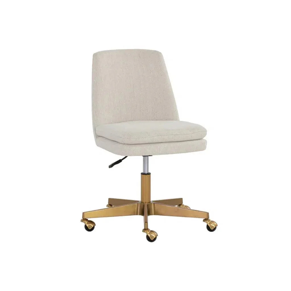 Berget Fabric Armless Office Chair