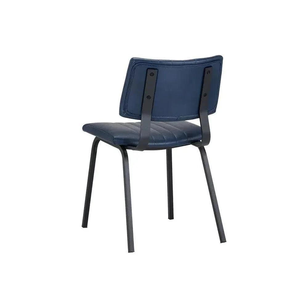 SUNPAN Berkley Leather Armless Dining Chair 2PC