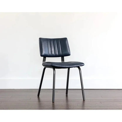 SUNPAN Berkley Leather Armless Dining Chair 2PC