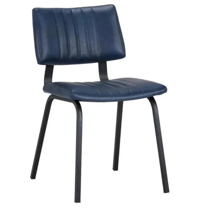 SUNPAN Berkley Leather Armless Dining Chair 2PC