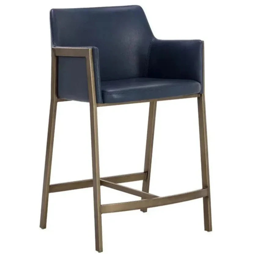 SUNPAN Bernadette Faux Leather Barstool