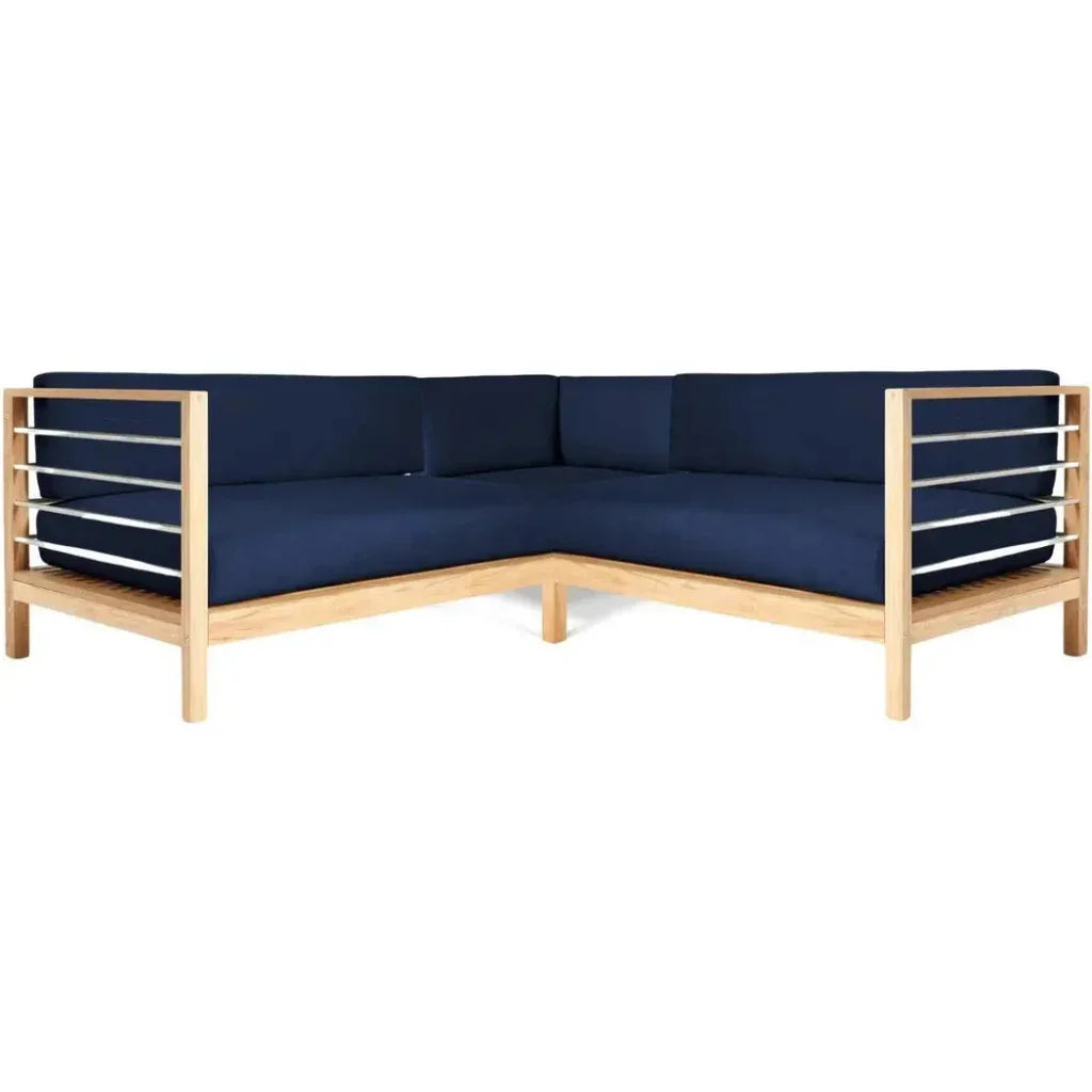 SoHo 7PC Outdoor Sectional Deep Set Sunbrella -- view 13