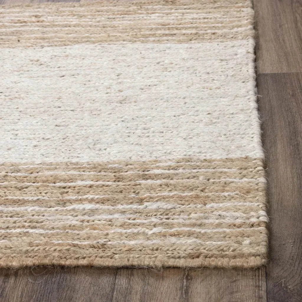 Arka Beige Jute Rug 8x10 For Living Room -- beige